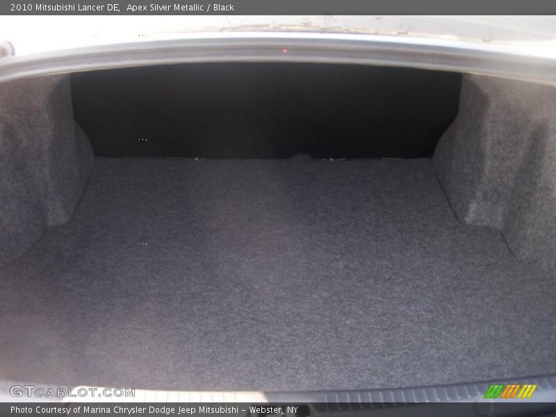 Apex Silver Metallic / Black 2010 Mitsubishi Lancer DE
