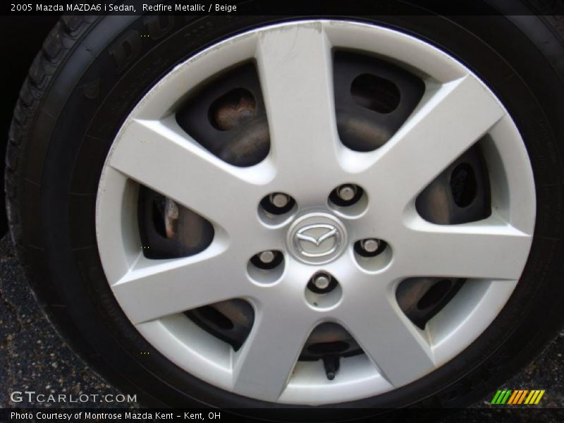 Redfire Metallic / Beige 2005 Mazda MAZDA6 i Sedan