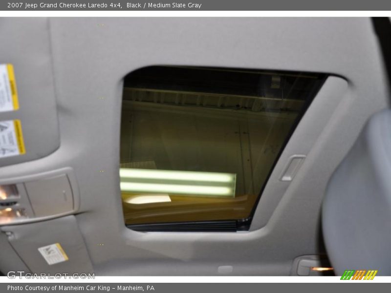 Black / Medium Slate Gray 2007 Jeep Grand Cherokee Laredo 4x4