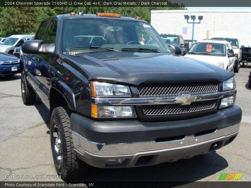 Dark Gray Metallic / Dark Charcoal 2004 Chevrolet Silverado 2500HD LS Crew Cab 4x4