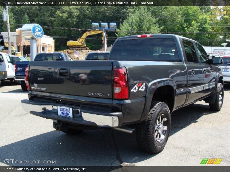 Dark Gray Metallic / Dark Charcoal 2004 Chevrolet Silverado 2500HD LS Crew Cab 4x4