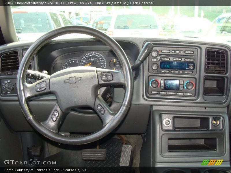 Dark Gray Metallic / Dark Charcoal 2004 Chevrolet Silverado 2500HD LS Crew Cab 4x4