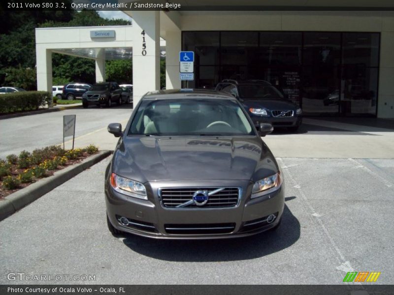 Oyster Grey Metallic / Sandstone Beige 2011 Volvo S80 3.2