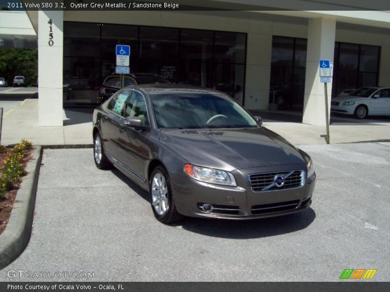 Oyster Grey Metallic / Sandstone Beige 2011 Volvo S80 3.2