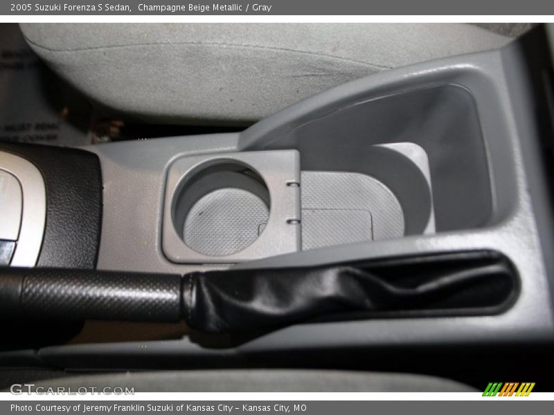 Champagne Beige Metallic / Gray 2005 Suzuki Forenza S Sedan