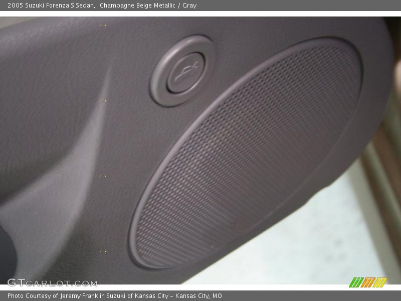 Champagne Beige Metallic / Gray 2005 Suzuki Forenza S Sedan