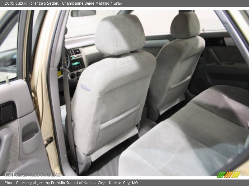 Champagne Beige Metallic / Gray 2005 Suzuki Forenza S Sedan