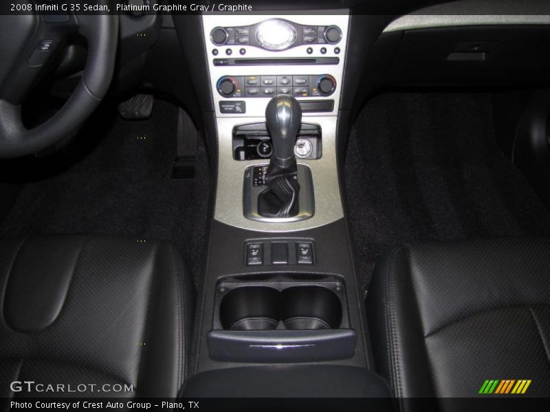 Platinum Graphite Gray / Graphite 2008 Infiniti G 35 Sedan