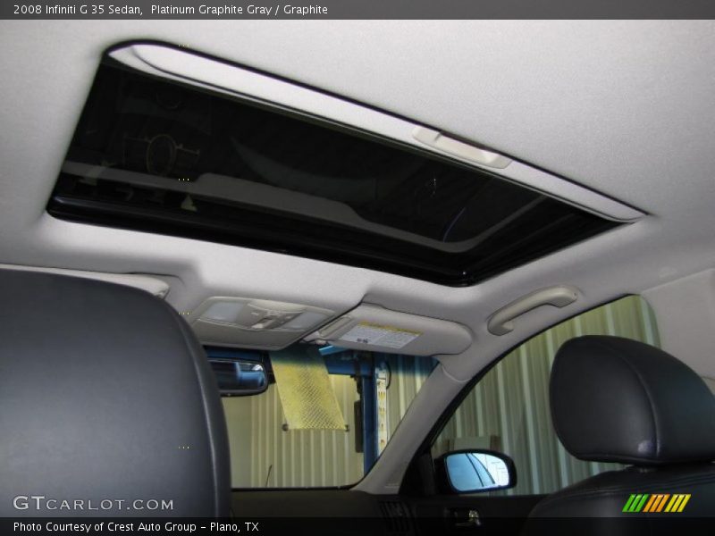 Platinum Graphite Gray / Graphite 2008 Infiniti G 35 Sedan