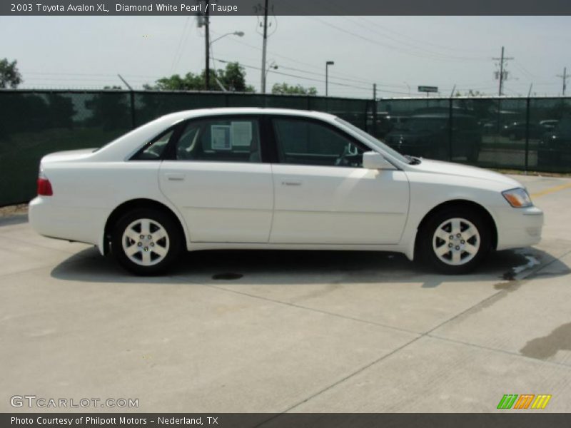 Diamond White Pearl / Taupe 2003 Toyota Avalon XL