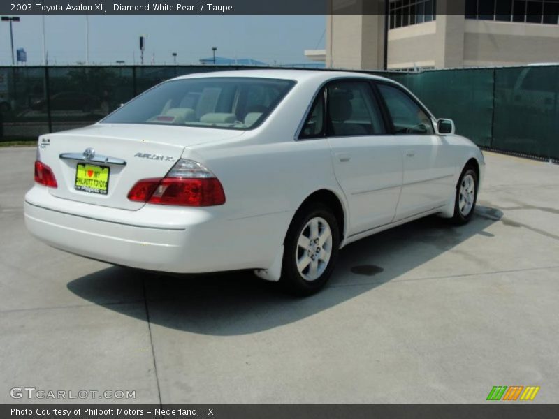 Diamond White Pearl / Taupe 2003 Toyota Avalon XL