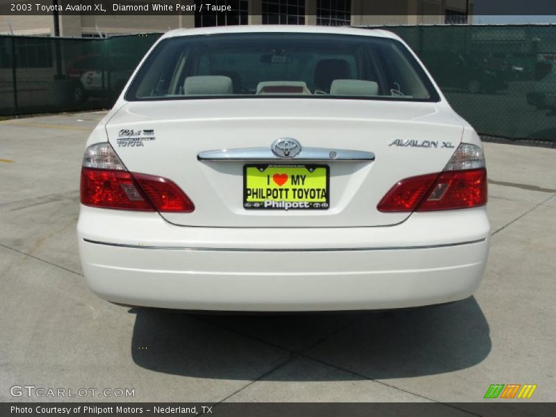 Diamond White Pearl / Taupe 2003 Toyota Avalon XL