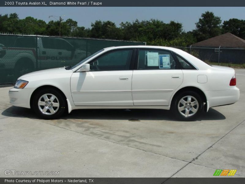Diamond White Pearl / Taupe 2003 Toyota Avalon XL