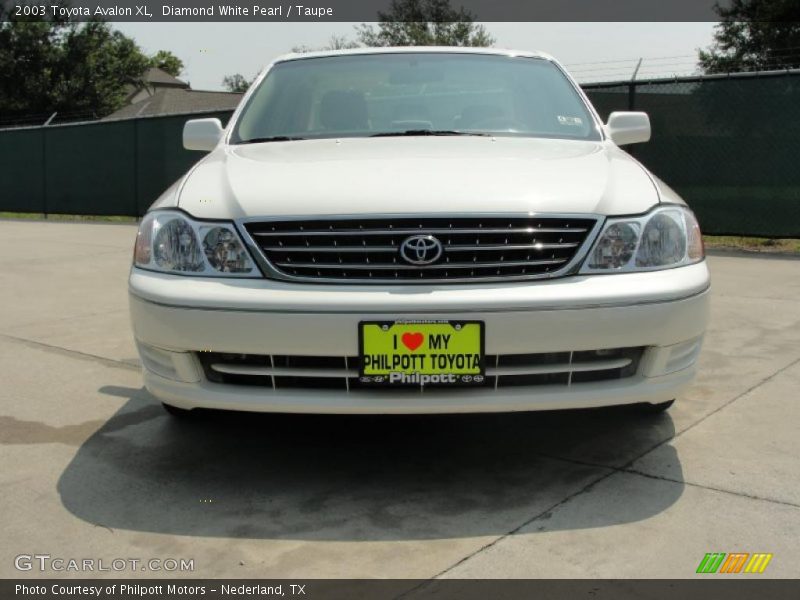 Diamond White Pearl / Taupe 2003 Toyota Avalon XL