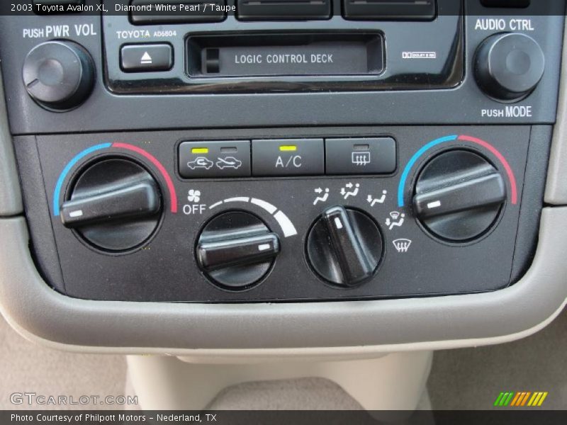 Diamond White Pearl / Taupe 2003 Toyota Avalon XL