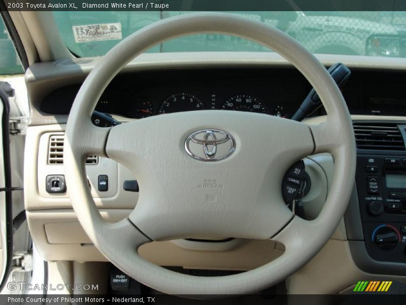 Diamond White Pearl / Taupe 2003 Toyota Avalon XL