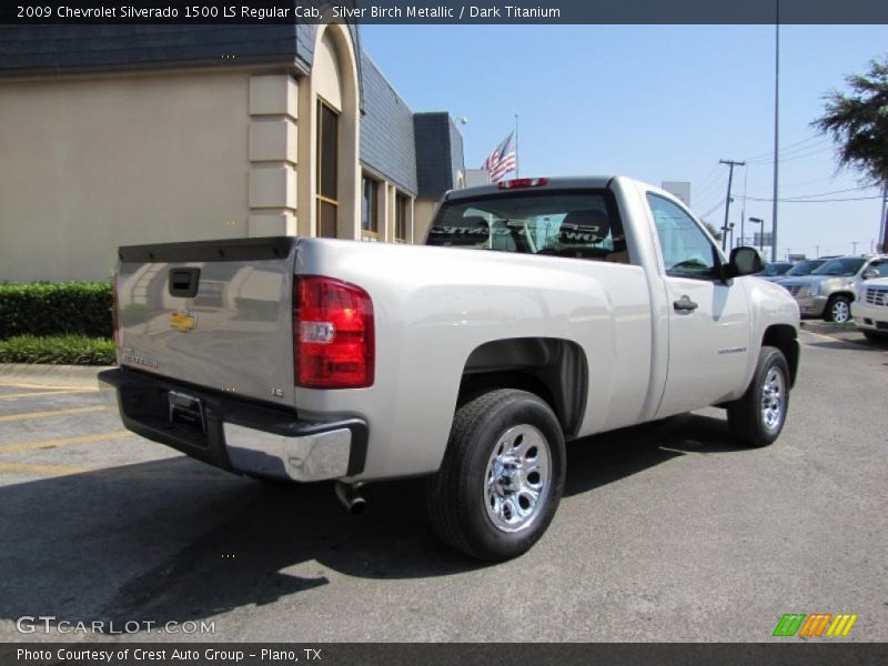 Silver Birch Metallic / Dark Titanium 2009 Chevrolet Silverado 1500 LS Regular Cab