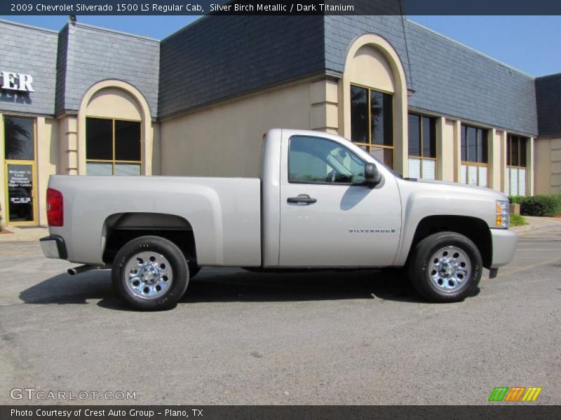 Silver Birch Metallic / Dark Titanium 2009 Chevrolet Silverado 1500 LS Regular Cab