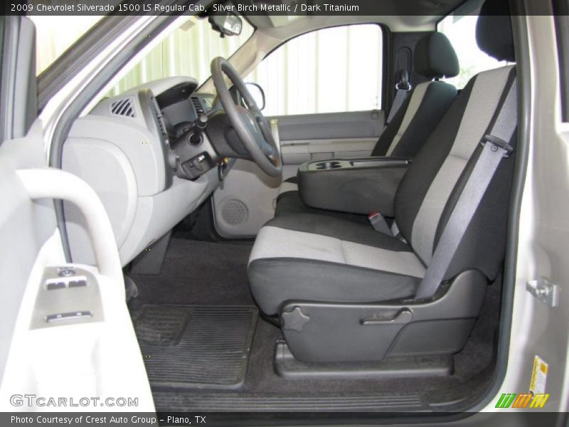 Silver Birch Metallic / Dark Titanium 2009 Chevrolet Silverado 1500 LS Regular Cab