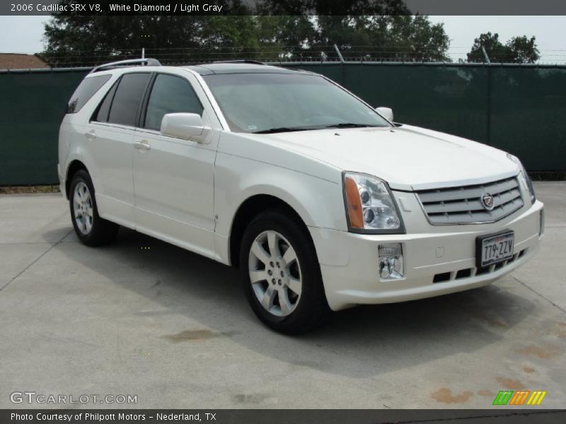 White Diamond / Light Gray 2006 Cadillac SRX V8