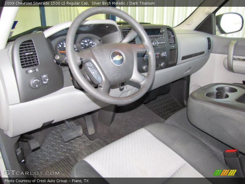 Silver Birch Metallic / Dark Titanium 2009 Chevrolet Silverado 1500 LS Regular Cab
