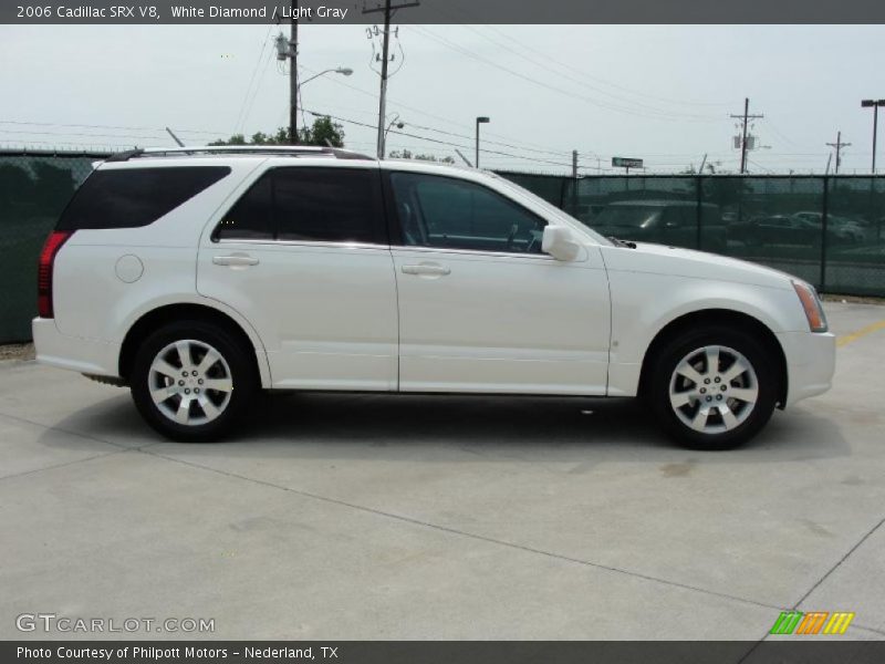 White Diamond / Light Gray 2006 Cadillac SRX V8