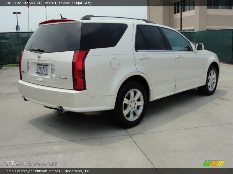 White Diamond / Light Gray 2006 Cadillac SRX V8