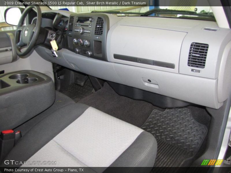 Silver Birch Metallic / Dark Titanium 2009 Chevrolet Silverado 1500 LS Regular Cab