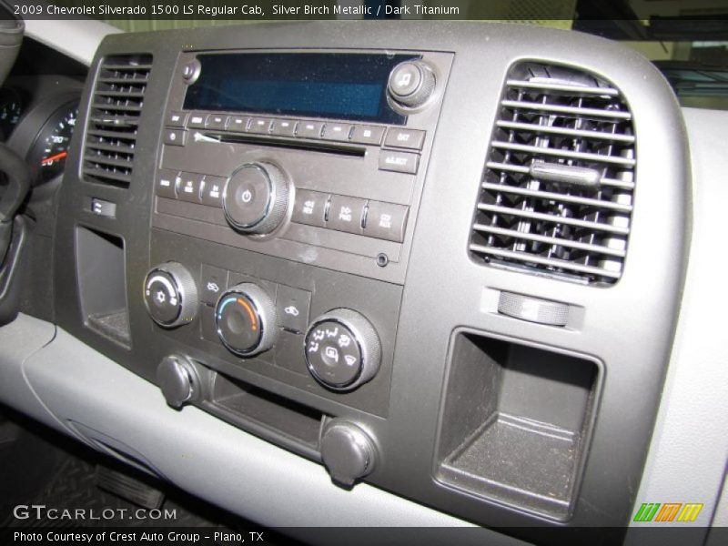 Silver Birch Metallic / Dark Titanium 2009 Chevrolet Silverado 1500 LS Regular Cab