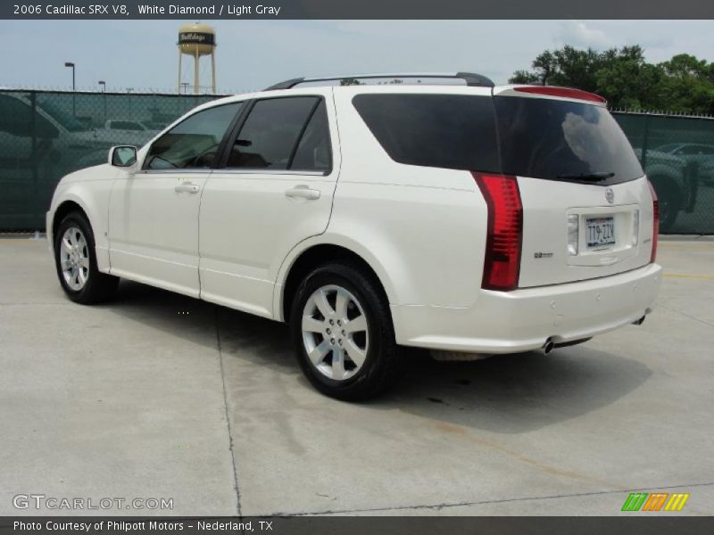 White Diamond / Light Gray 2006 Cadillac SRX V8