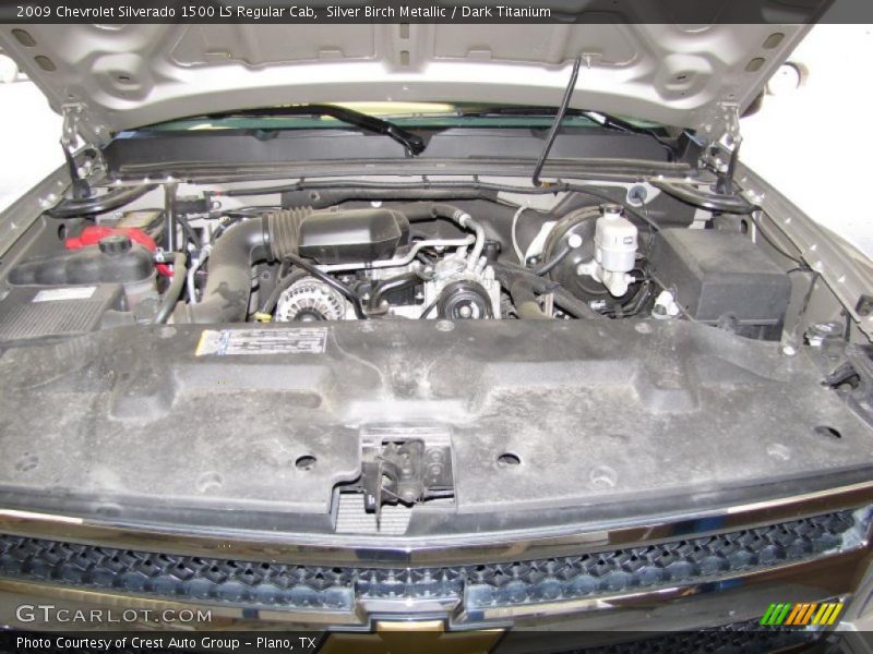 Silver Birch Metallic / Dark Titanium 2009 Chevrolet Silverado 1500 LS Regular Cab