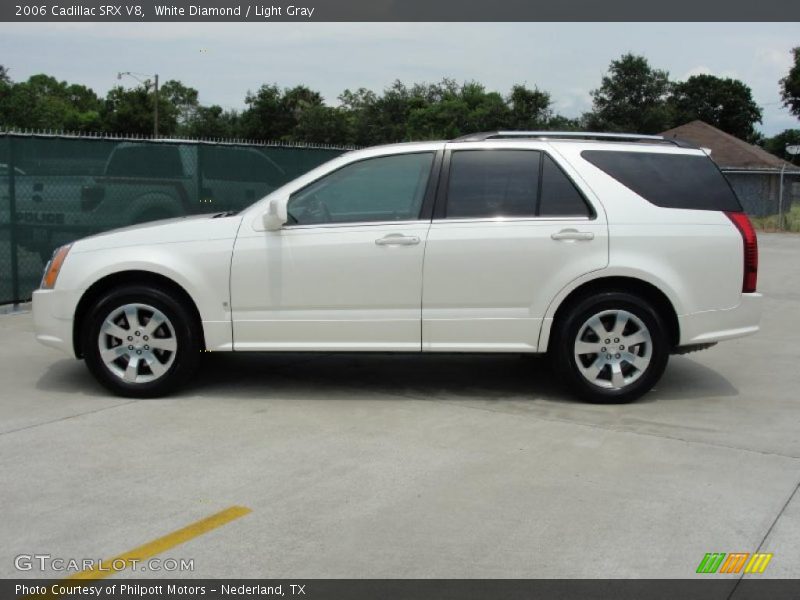 White Diamond / Light Gray 2006 Cadillac SRX V8