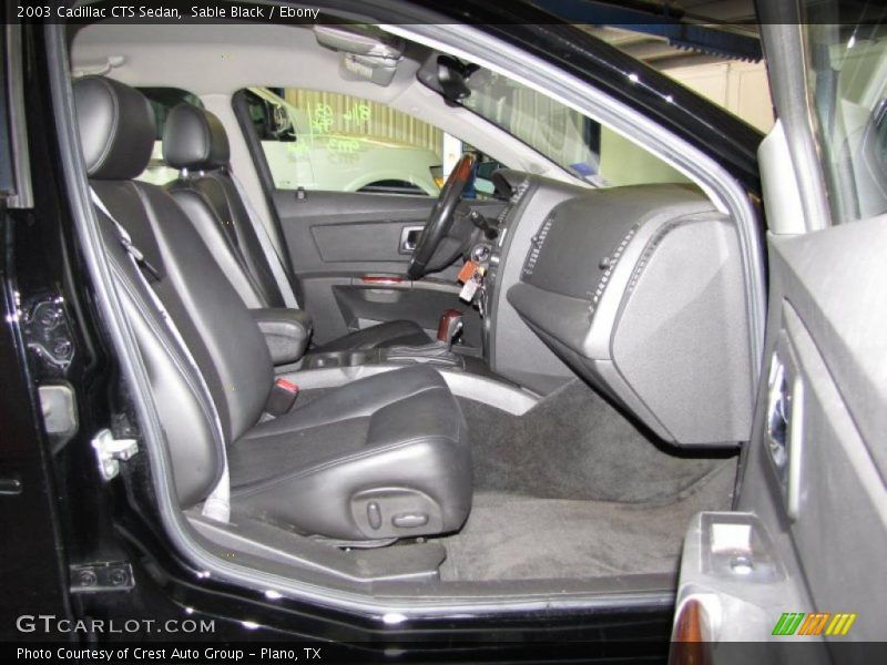 Sable Black / Ebony 2003 Cadillac CTS Sedan