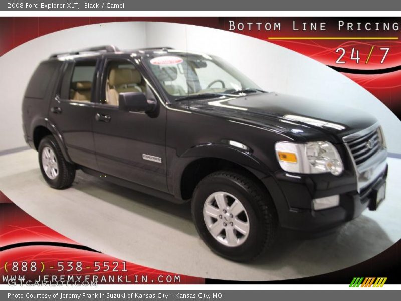 Black / Camel 2008 Ford Explorer XLT