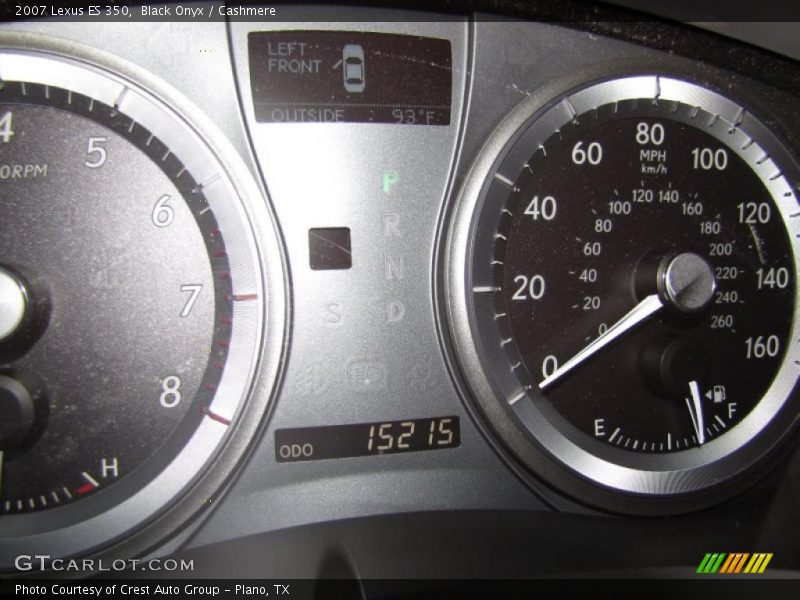 Black Onyx / Cashmere 2007 Lexus ES 350