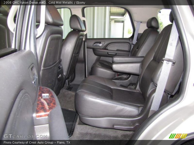 Gold Mist Metallic / Ebony 2008 GMC Yukon Denali AWD