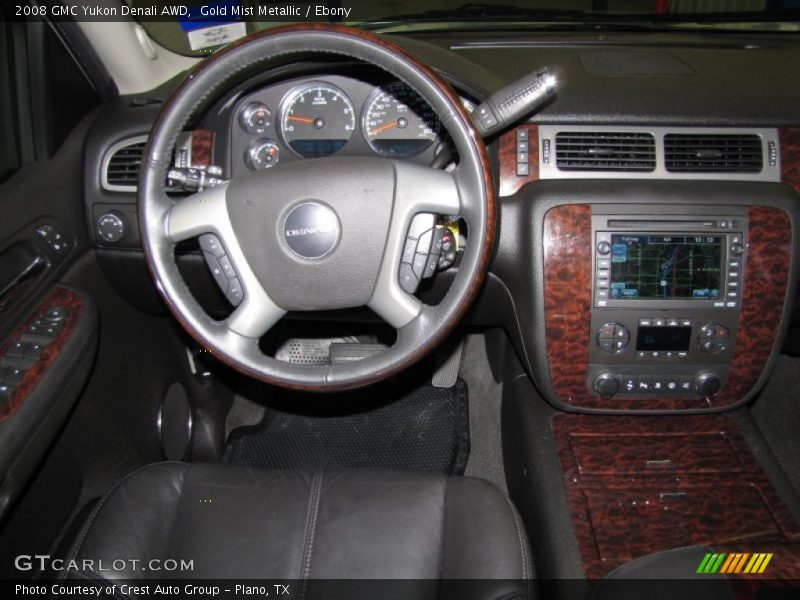 Gold Mist Metallic / Ebony 2008 GMC Yukon Denali AWD