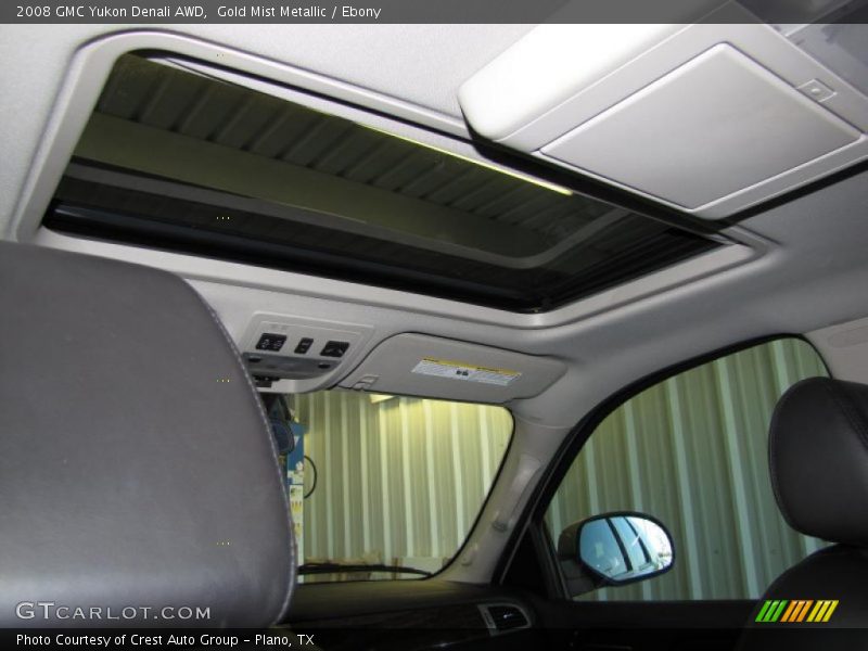 Gold Mist Metallic / Ebony 2008 GMC Yukon Denali AWD