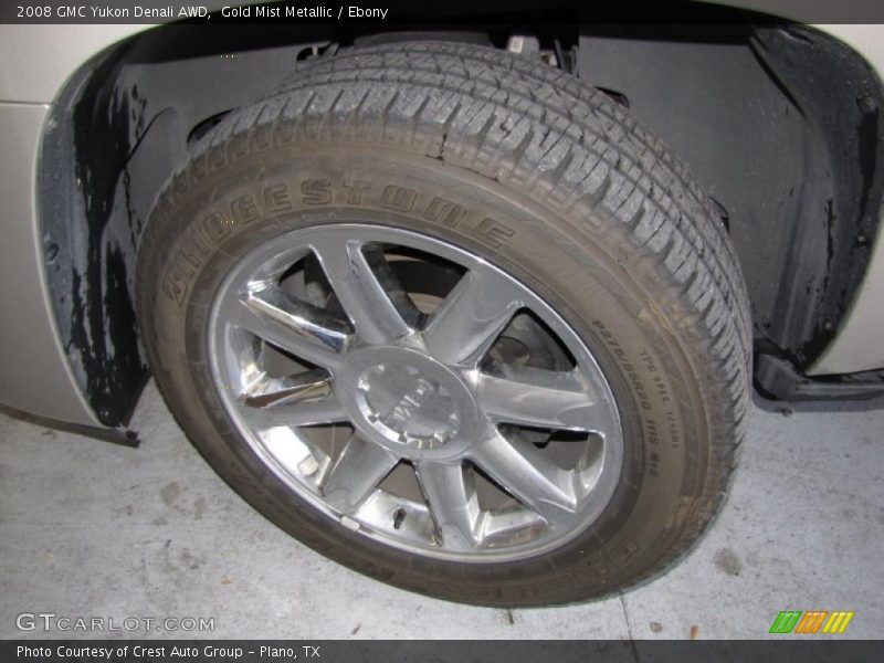 Gold Mist Metallic / Ebony 2008 GMC Yukon Denali AWD