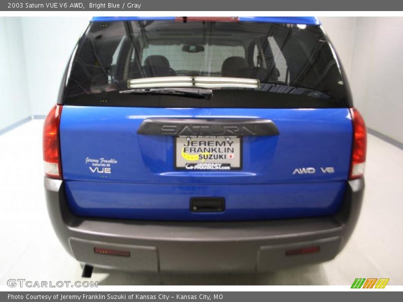 Bright Blue / Gray 2003 Saturn VUE V6 AWD