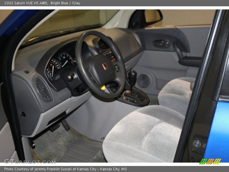Bright Blue / Gray 2003 Saturn VUE V6 AWD