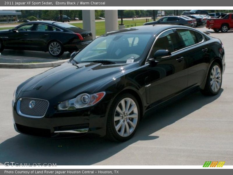 Ebony Black / Warm Charcoal 2011 Jaguar XF Sport Sedan