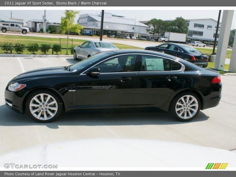Ebony Black / Warm Charcoal 2011 Jaguar XF Sport Sedan
