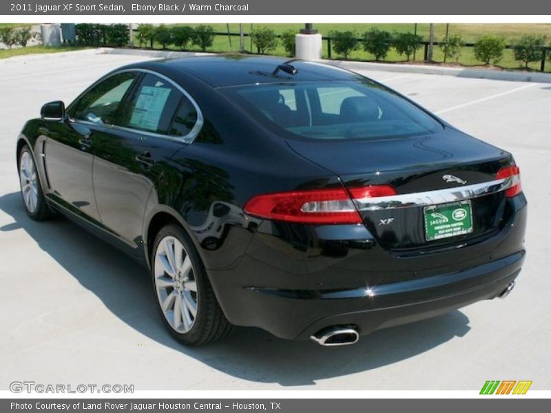 Ebony Black / Warm Charcoal 2011 Jaguar XF Sport Sedan