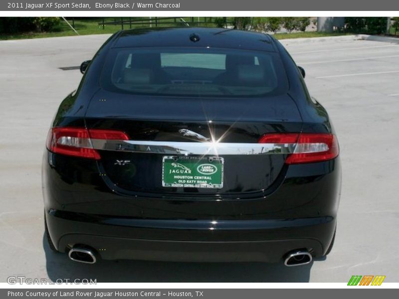 Ebony Black / Warm Charcoal 2011 Jaguar XF Sport Sedan