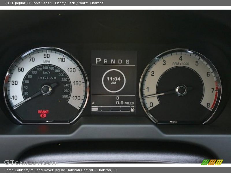 Ebony Black / Warm Charcoal 2011 Jaguar XF Sport Sedan