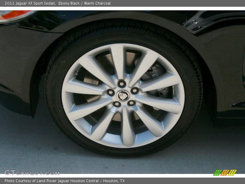 Ebony Black / Warm Charcoal 2011 Jaguar XF Sport Sedan