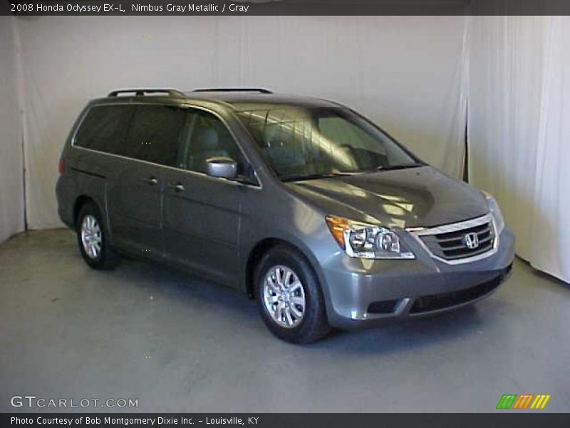 Nimbus Gray Metallic / Gray 2008 Honda Odyssey EX-L