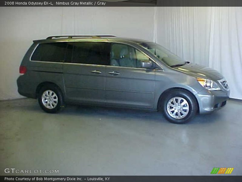 Nimbus Gray Metallic / Gray 2008 Honda Odyssey EX-L