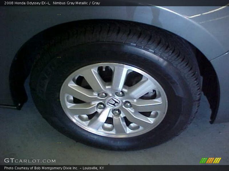 Nimbus Gray Metallic / Gray 2008 Honda Odyssey EX-L